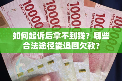 济南如何起诉后拿不到钱？哪些合法途径能追回欠款？