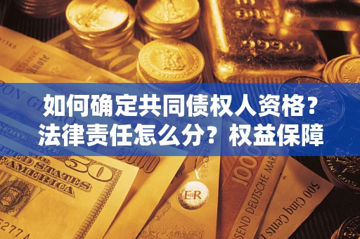 济南如何确定共同债权人资格？法律责任怎么分？权益保障技巧揭秘！