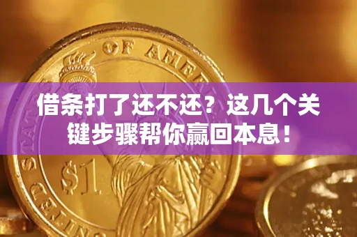 济南借条打了还不还？这几个关键步骤帮你赢回本息！