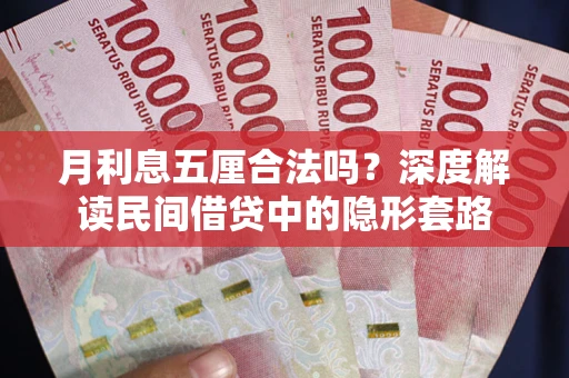 济南月利息五厘合法吗？深度解读民间借贷中的隐形套路