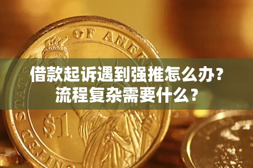 济南借款起诉遇到强推怎么办？流程复杂需要什么？