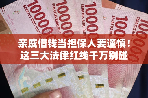 济南亲戚借钱当担保人要谨慎！这三大法律红线千万别碰