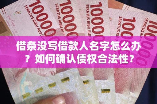 济南借条没写借款人名字怎么办？如何确认债权合法性？