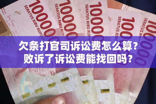 济南欠条打官司诉讼费怎么算？败诉了诉讼费能找回吗？