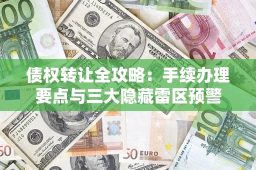 济南债权转让全攻略：手续办理要点与三大隐藏雷区预警